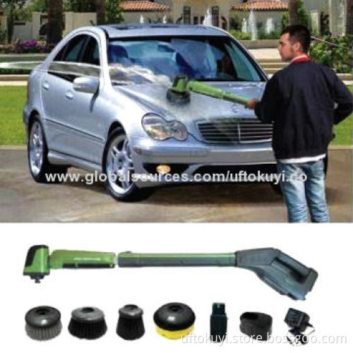 Electric Car Cleaner, Launch Scrub, Mini Brush, Cleans Car Surface, Window and Wheel Hub and More